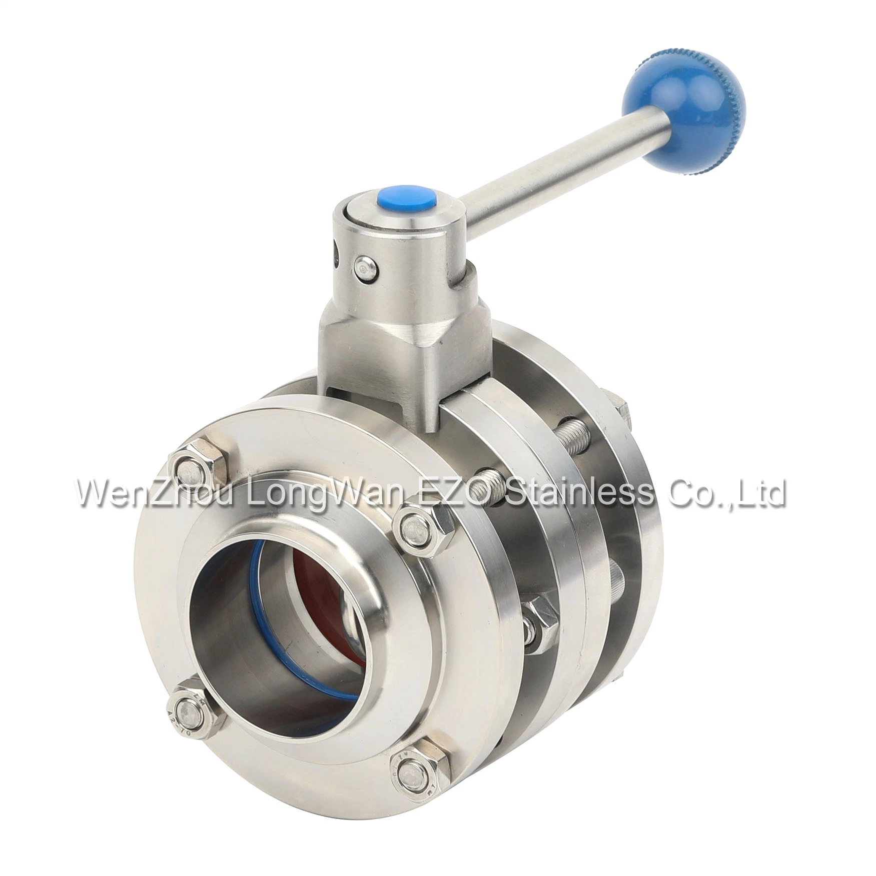 Stainless Steel Sanitary Grade Manual Welded Butterfly Valve (JN-BV1002)