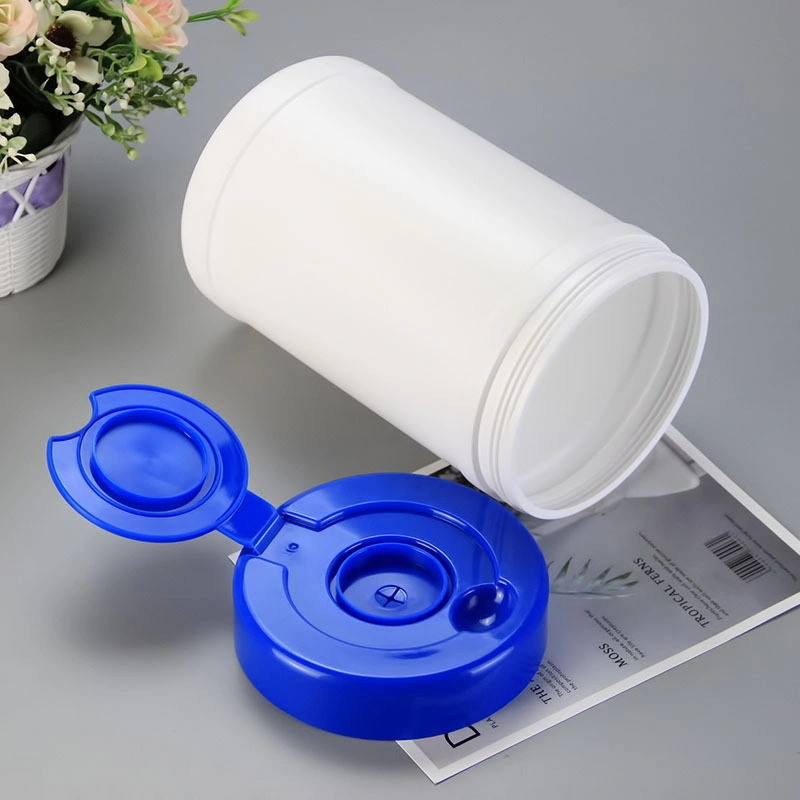 Plastic Round Wet Towel Bucket Cover Lift Wet Towel Packaging Bottle