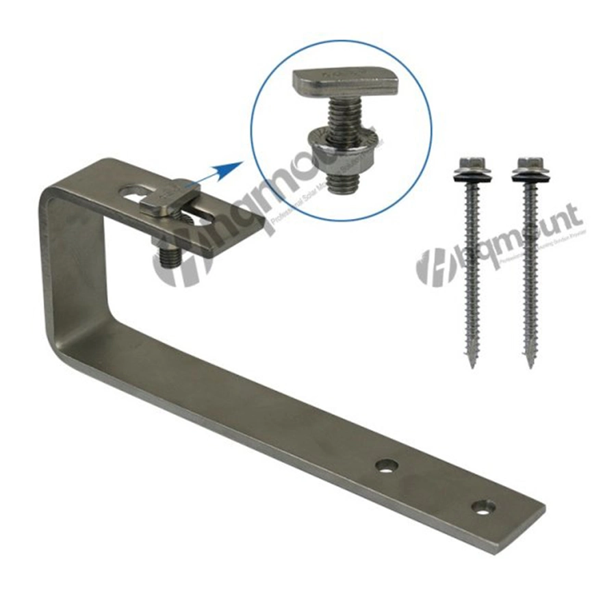 Stainless Steel 304 Roof Adhesive Hook Solar Support Accessories