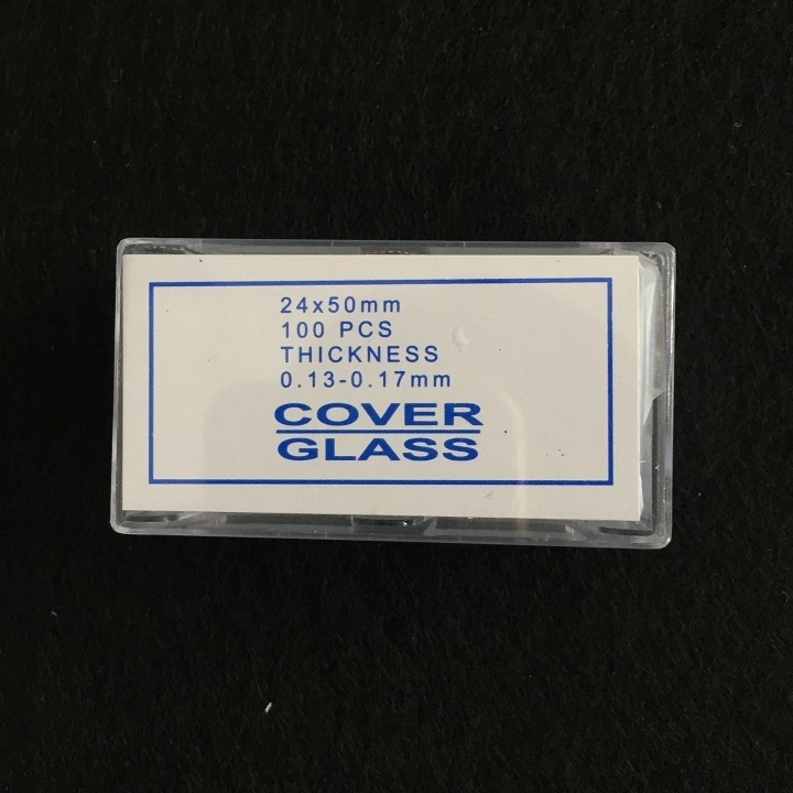 High Clear Quadrate Disposable Microscope Cover Glass with Ce ISO Certificate