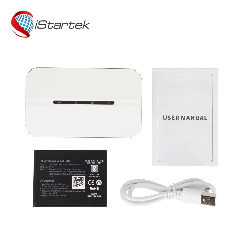 Bateria sem fio LTE 24V alimentação POE Mobile Hotspot 4G router WiFi com 2100mAh 2400mAh