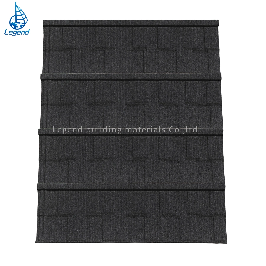 Color Stone Coating Metal Construction Materials Steel Plate Roofing Sheet Roof Tile Weight 2.7kg