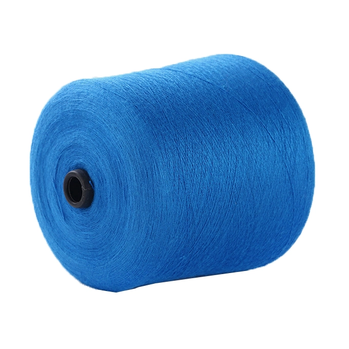 High Elastic 44nm/2 Rabbit Velvet Anti Pilling Cone PBT Viscose Ring Core Spun Yarn