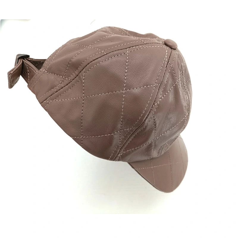 Cuero auténtico camionero tapa pescador deportivo gorras de béisbol pintor PU