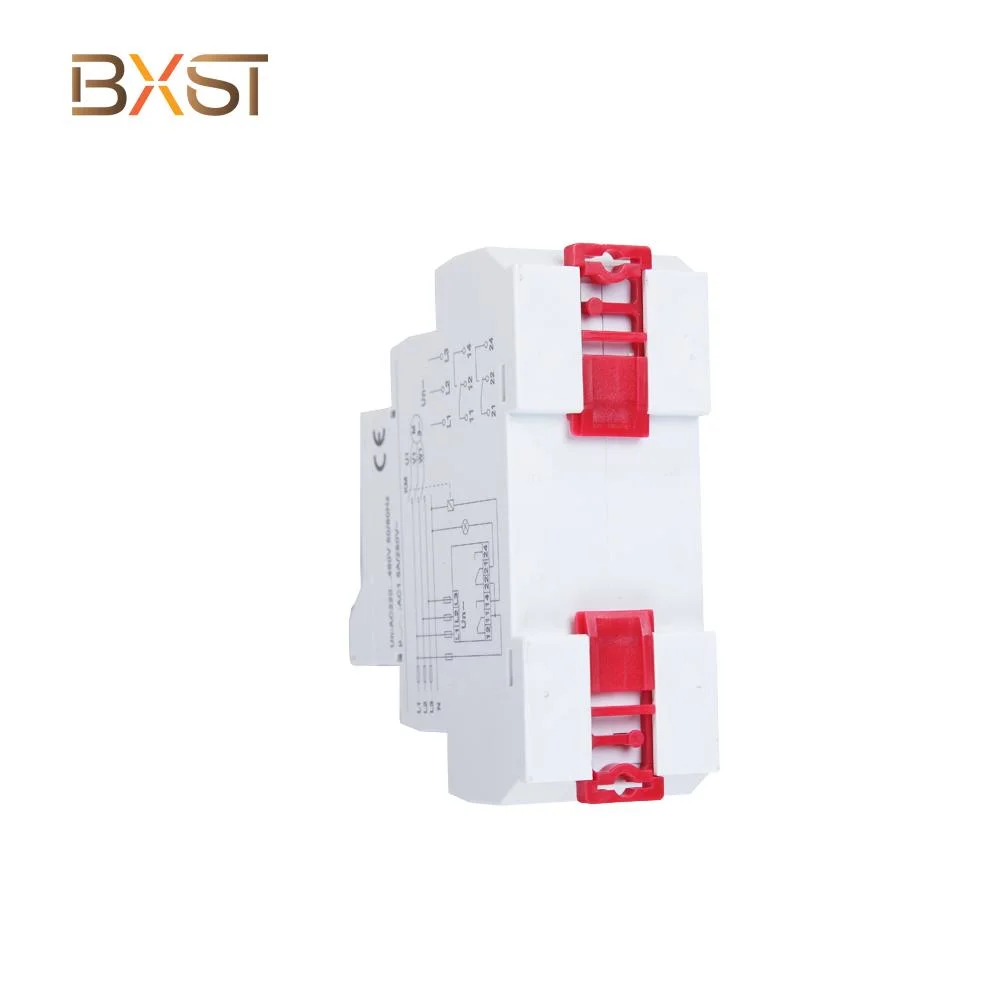 Protector de tensión de corriente ajustable de cableado BX-V621-D.