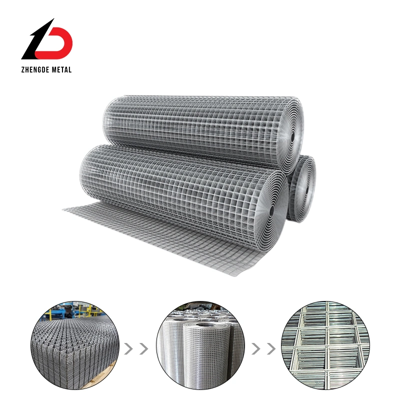 High Quality Electro Galvanized Factory Good Price 2"X2"X4'x100' Concrete Reinforcing Welded Wire Mesh