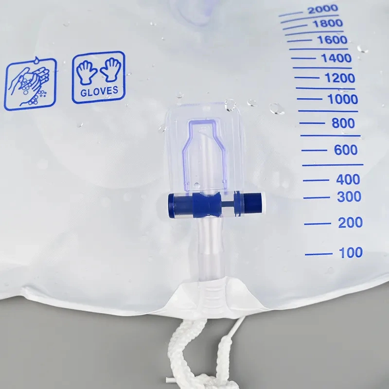 High quality/High cost performance  Urinary Drainage Bag Urine Collection Bag with Anti-Reflux Chamber Medical Drain Bag