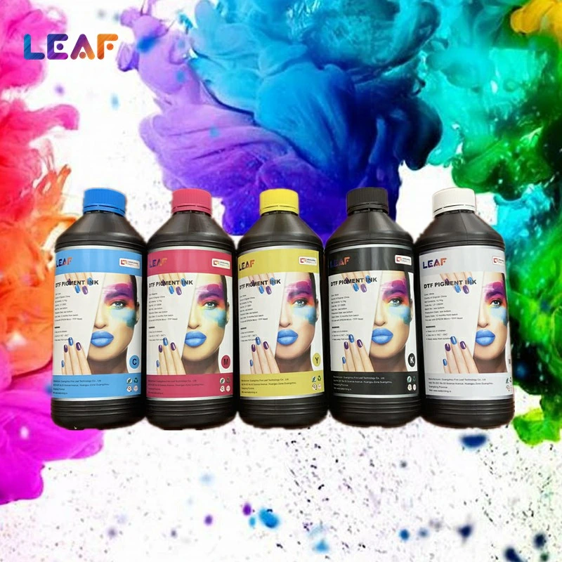 زجاجة ورقة تحتوي على الماء، كرتونة 1 كجم/5 كجم/زجاجة Pet Film Pigment Ink