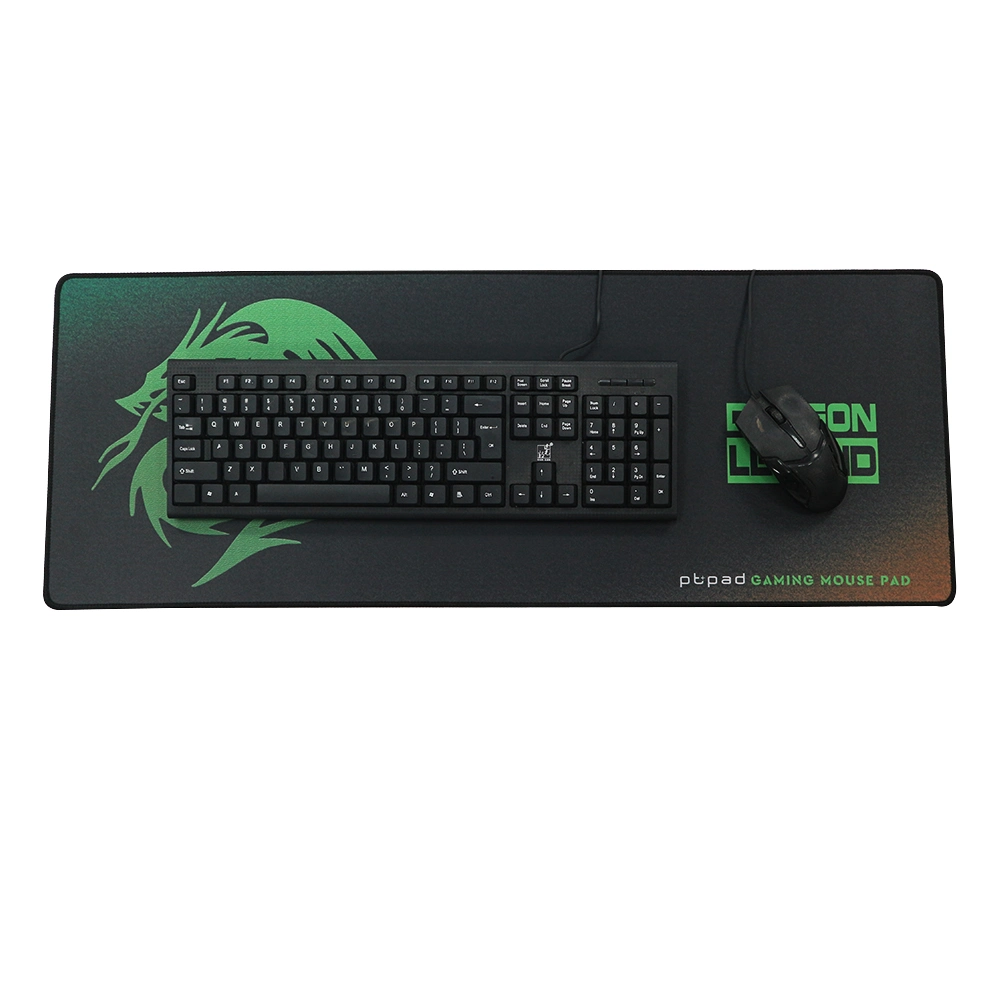 Custom Eco Wear-Resisting Natural OEM Durable Rest Hemp Laptop Ergonomic Arm Rest LED Keyboard Dragon Lengend Gaming Mouse Pad