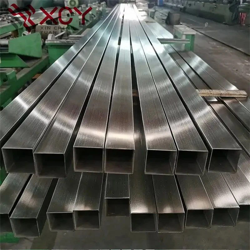 304 316 Square Welded Cut Bended Punched Alloy ASTM ERW 201 200series Stainless Steel Tube Pipe for Price