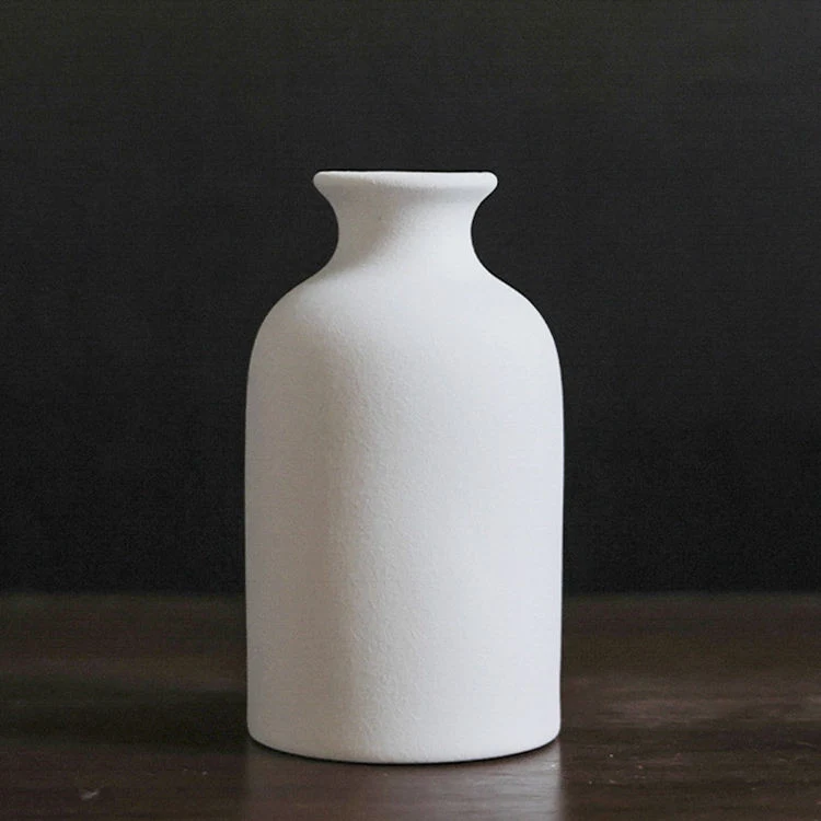 Moderne Weiße Marmor Keramik Blumen Vase Nordic Geometrische Vase Classic Dekoration Für Zuhause