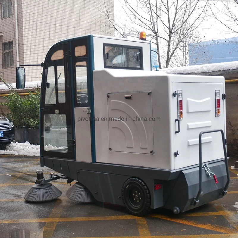 Tipo de conducción de piso de la carretera Sweeper automático eléctrico totalmente cerrada Gran Calle Sweeper coche