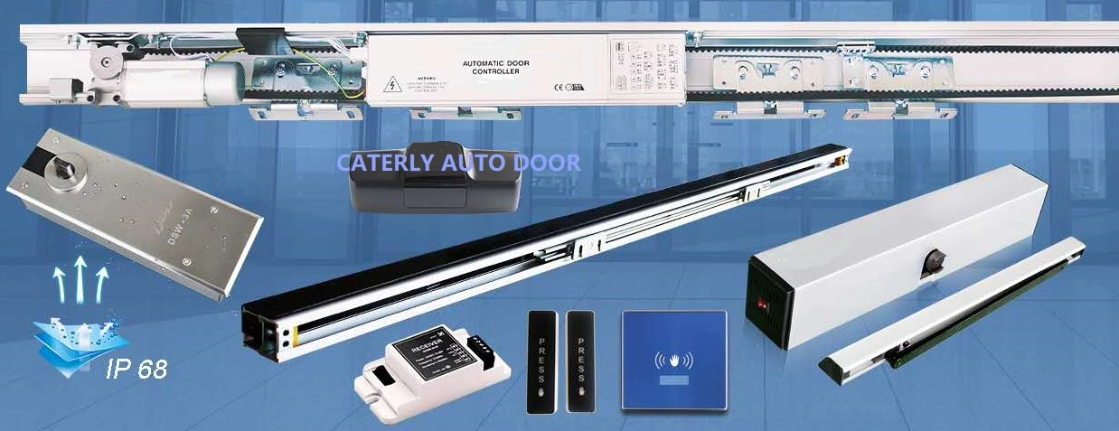 Dorma Style Radar Auto Sliding Doors with Clip Prevention Function 5000mm Rail Cover