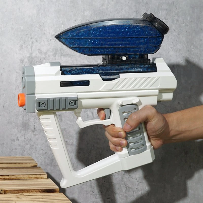 Pistola de agua de bola de tambor de agua de gel de agua Blaster de juguete de salpicaduras de bola Pistola para niños aumentar la capacidad con la botella de Cola