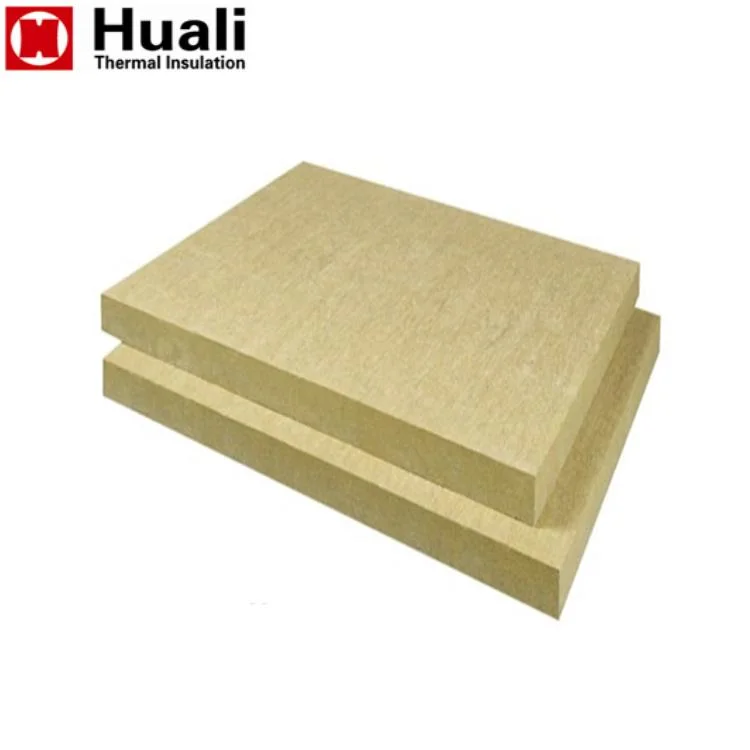 Waterproof Mineral Wool Sound Absorption Rock Wool Thermal Insulation Slab Acoustic Board Plastic Bag Inside 60-180kg/M3 Cn; Tia