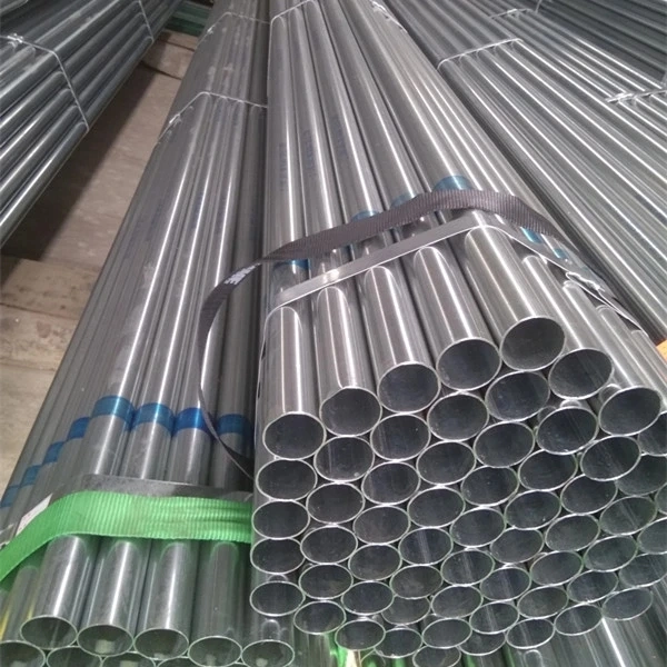 Tubería de acero galvanizado tubo de acero estructural/tubería de galvanizado de 6 metros