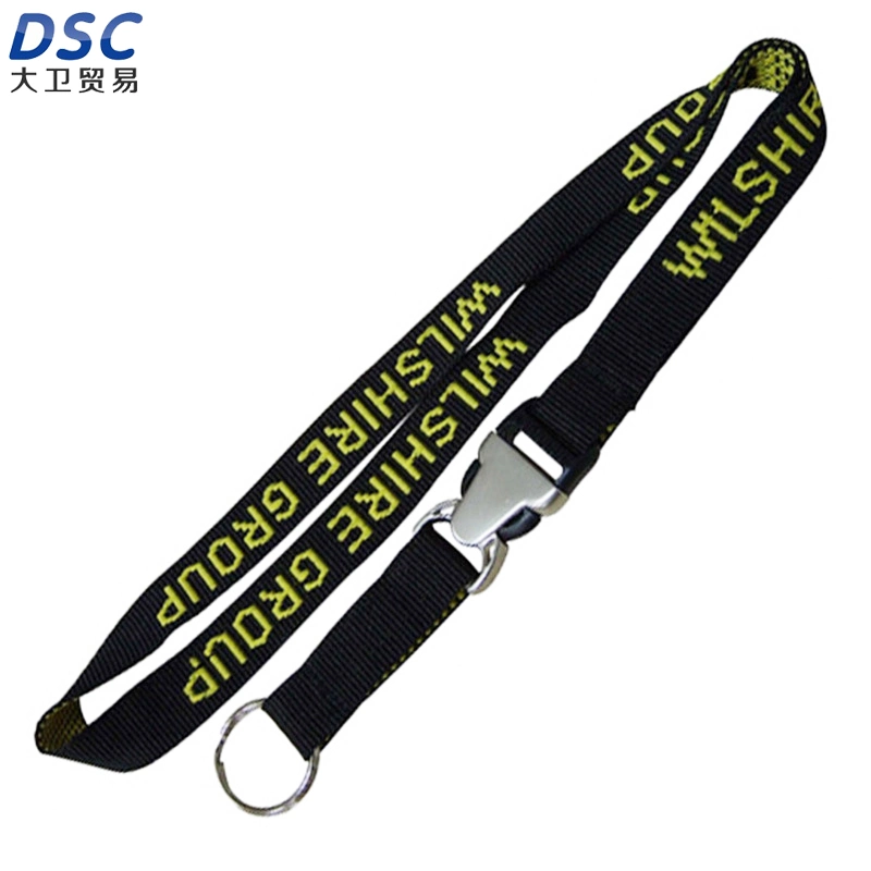 Polyester Thermal Sublimation Lanyard Double Hook Access Zertifikat Lanyard