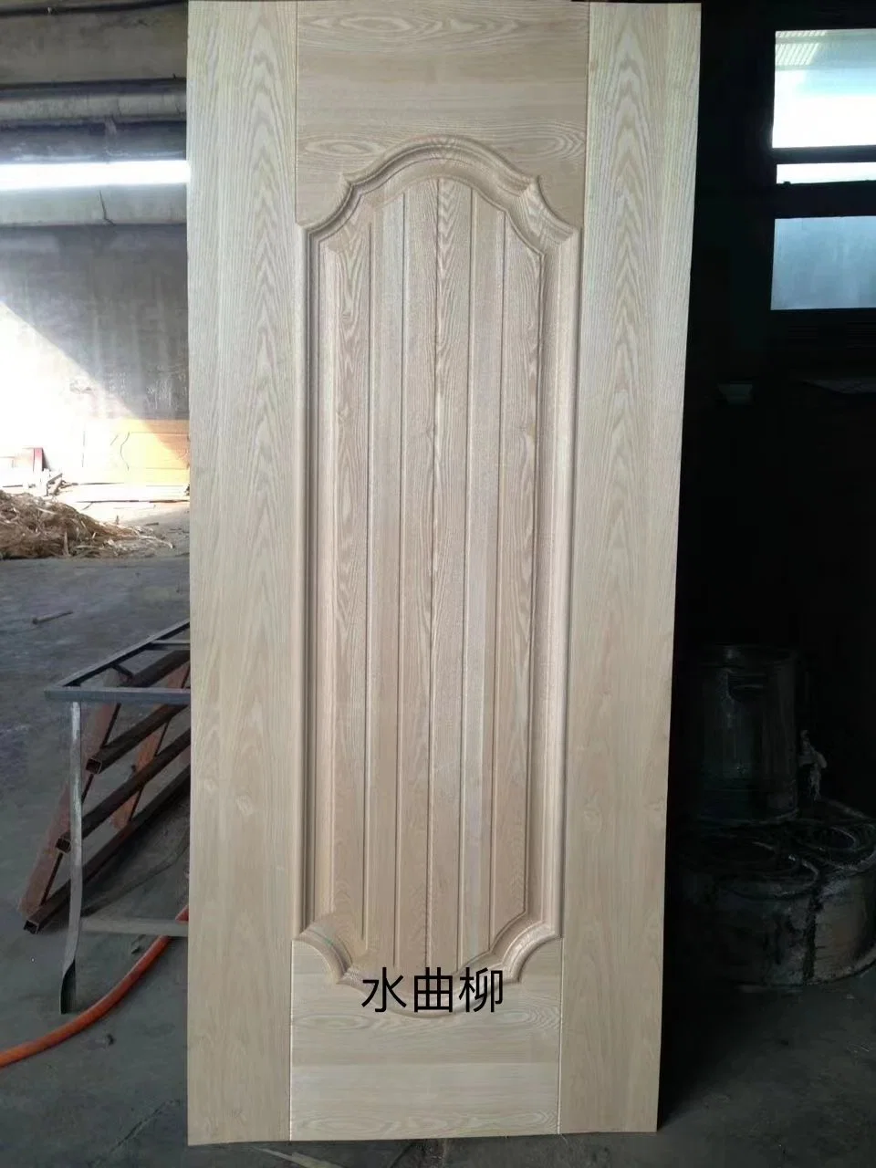 Red Oak Veneer Faced HDF Door Skin Used for Wooden Doors