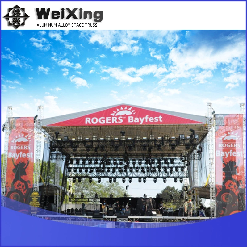 Customized Aluminium Alloy Concert Event Show Wedding Stage Lighting Big Display Stage Truss