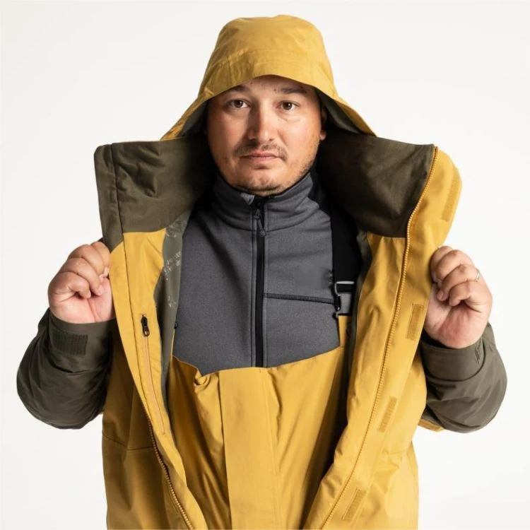 Chaqueta de pesca costera para hombre: Perfecta para dentro y fuera del agua con protección impermeable y cortaviento