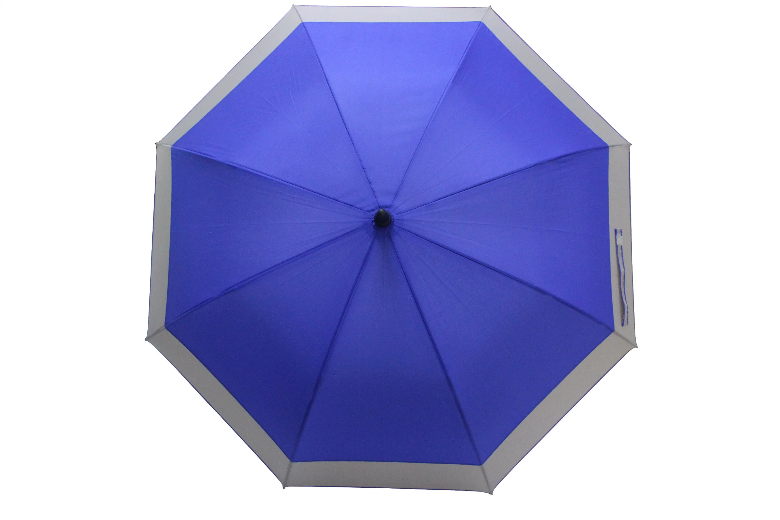 High quality/High cost performance Advertising Blue Fiberglass Frame Golf Umbrella with Custom Logo Printing