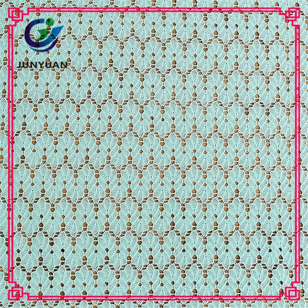 New Design Spandex and Polyester Elastic Lace Fabric