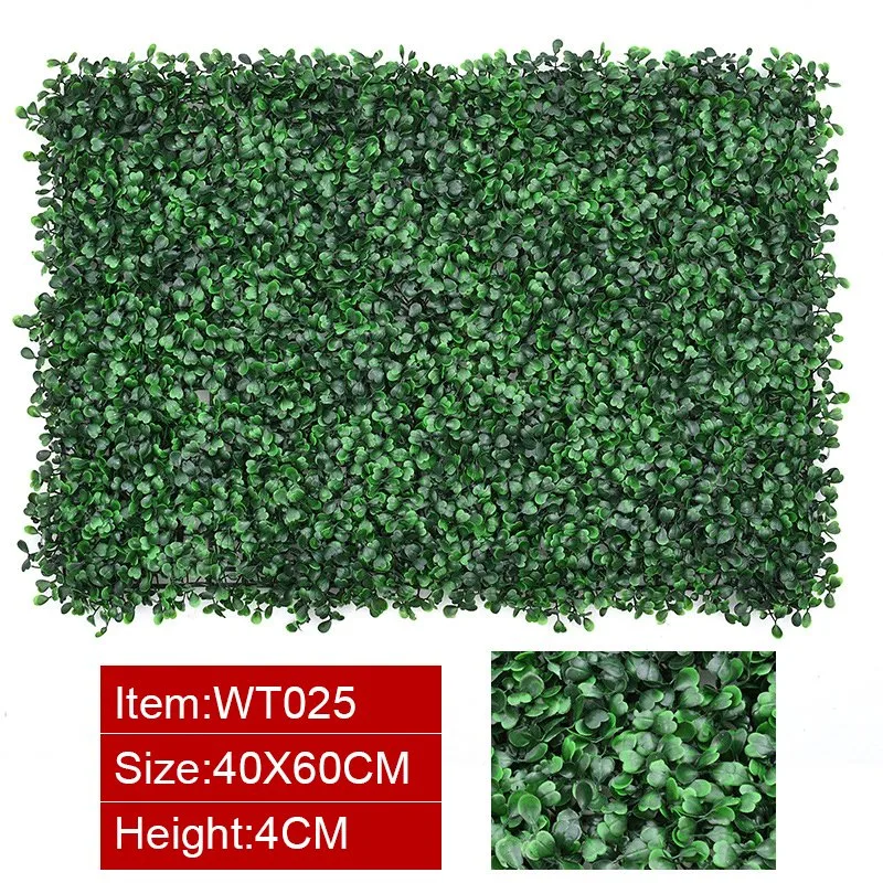 Indoor Outdoor Hanging Decoration Artificial Plants Panels OEM Design Green Flower Wall