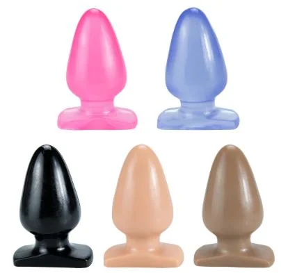 Flesh Color Medical Silicone Butt Plug Sex Toy Easy Clean Sex Accessories Anal Plug for Women and Men