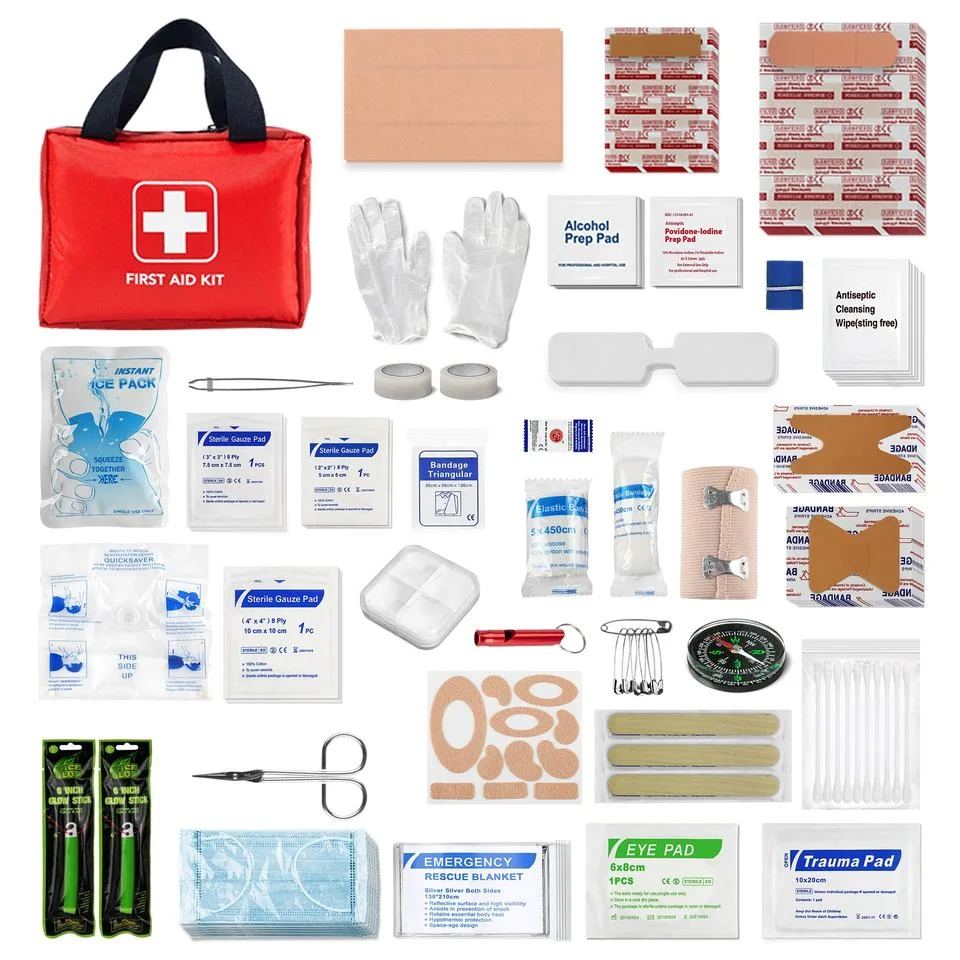 Professional First Aid Kit, Trauma Kit with Labelled Compartments Molle System for Car, Hiking, Backpacking, Camping, Traveling