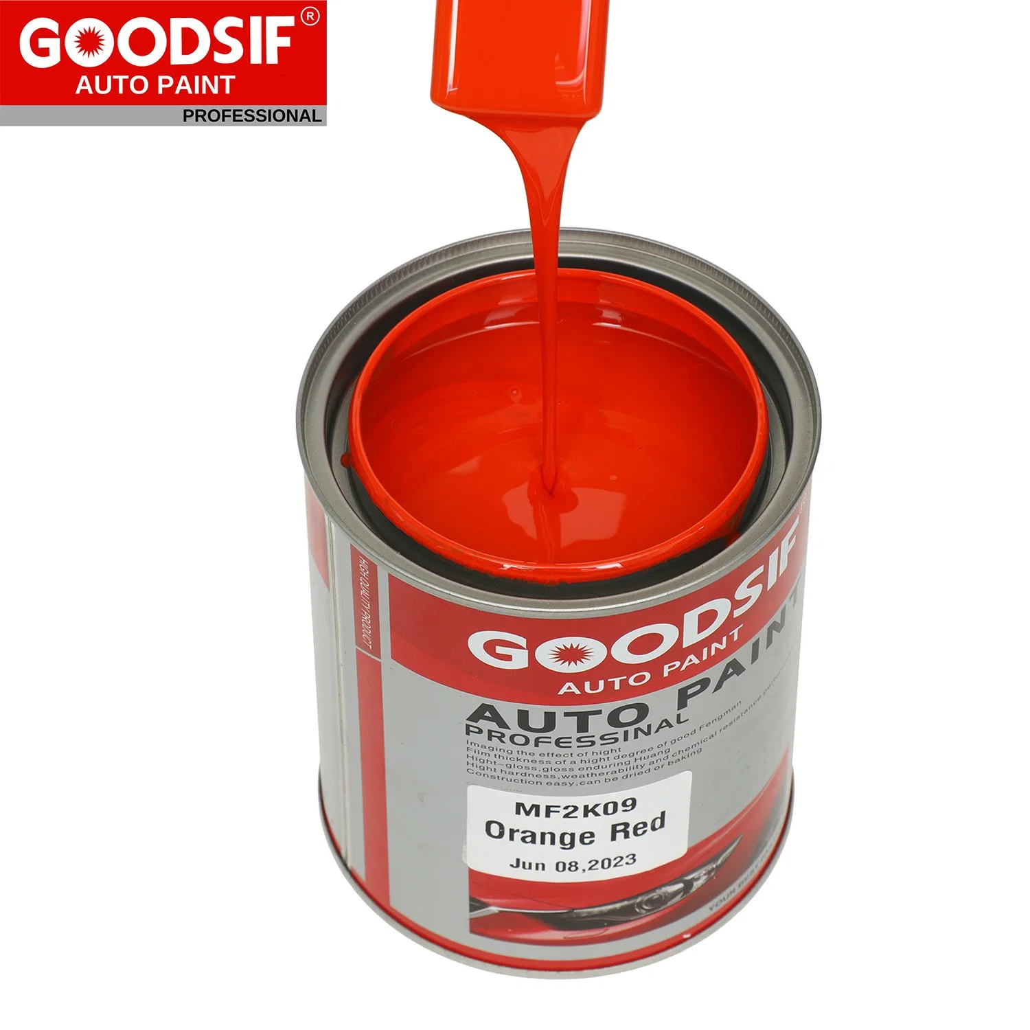 Goodsif High Quality Glossy 2K Mirror Effect Varnish Automotive Refinish Clear Coat Car Paint Supplier Auto Paint