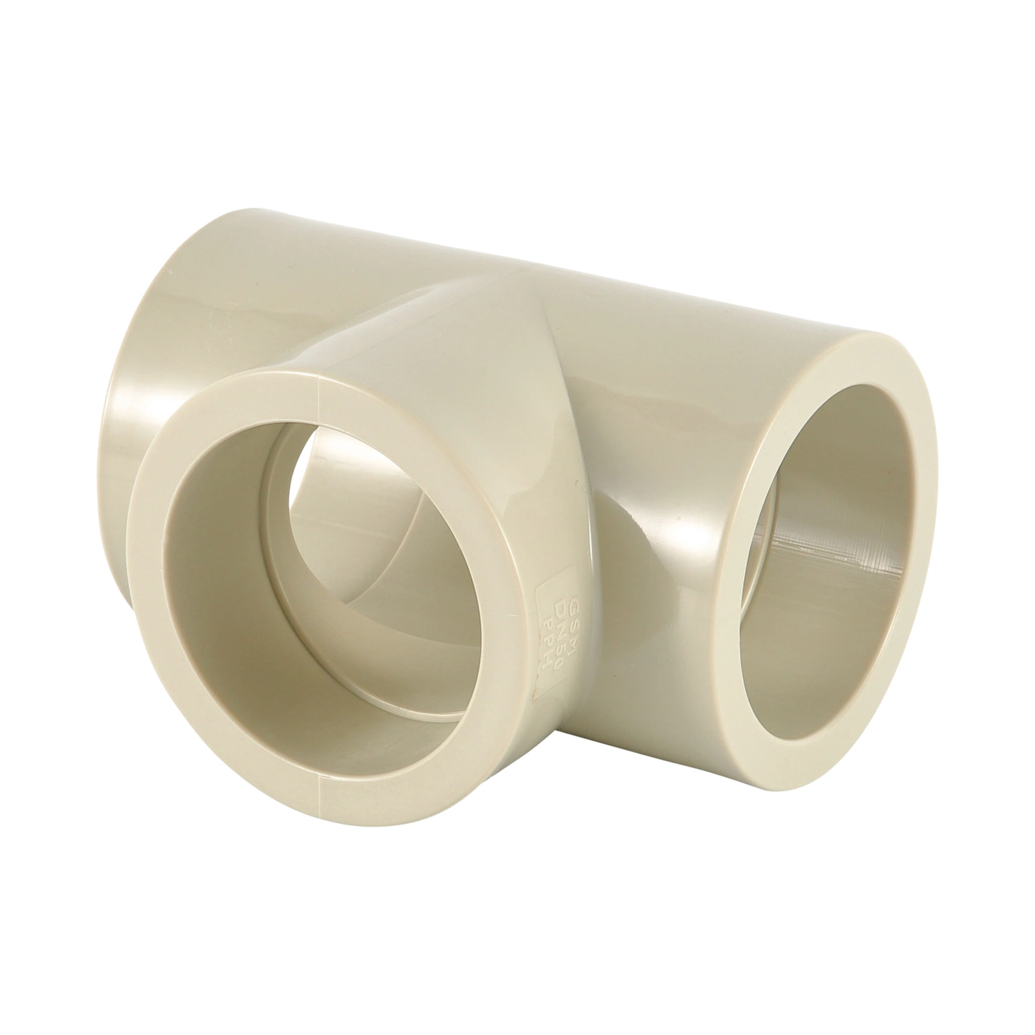 High quality/High cost performance  Pph Tee Pipe Fittings Green Environmental Protection Material