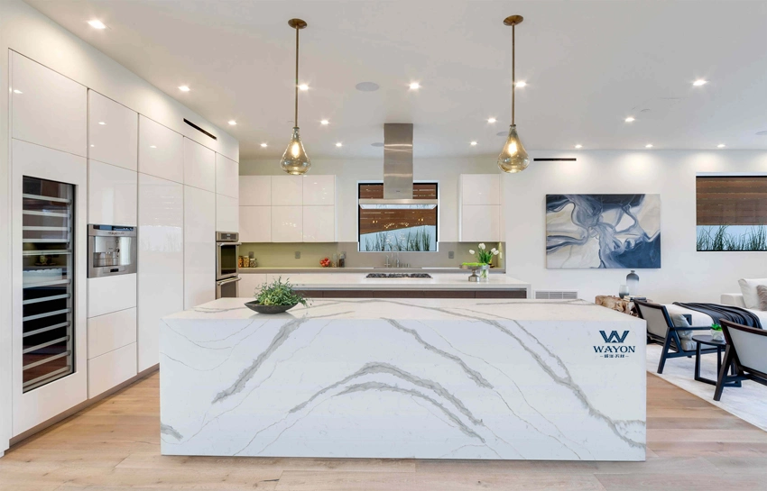 Project Copy Natural Granite Quartz Stone for Island Top Kitchen Countertop Cut to Size
