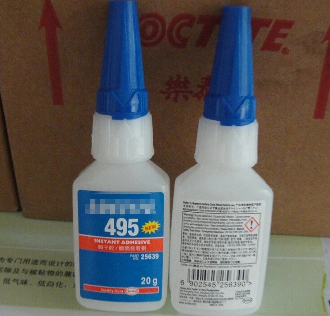 Fql057 Loctite Super Cola tipo 401 410 415 460 480 495 Reparação de cola Instant adesivo