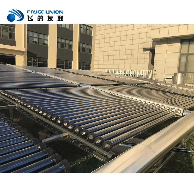 Industrial Solar Thermal Steam Horizontal Vacuum Tube Collector Evaporator Heat Collection System Directly Converted Into 100-200 &deg; C Hot Steam