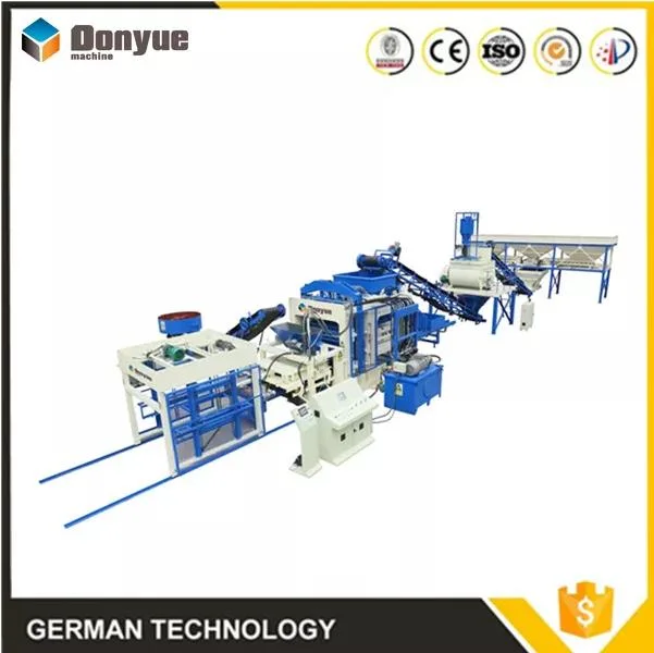 The Best Full Qt10-15 Automatic Concrete Hollow Block and Solid Brick Making Machine and Paving Block Machine