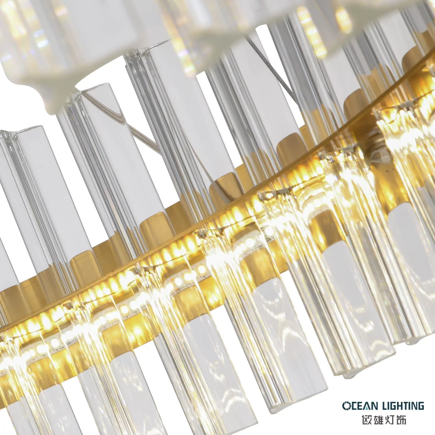 Океан освещение роскошь для использования внутри помещений, подвесной светодиодный индикатор K9 Подвесной светильник Crystal