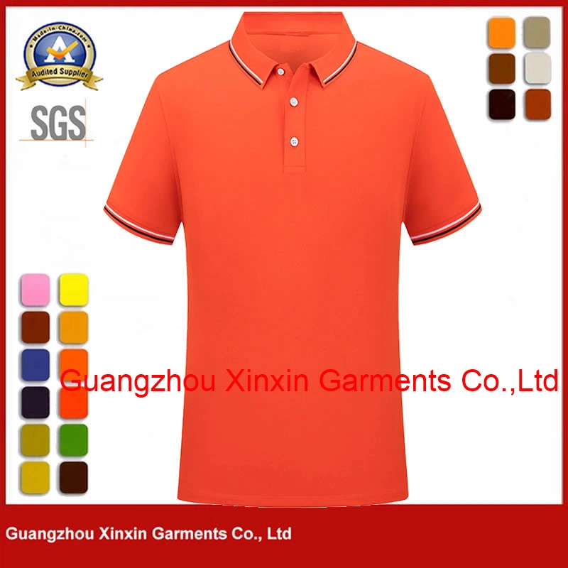 Großhandel anpassbare Mode Outdoor Unisex Polo Shirts für Männer und Frauen Jogging Golf Casual Business Kurzarm Poloshirt P2201-9