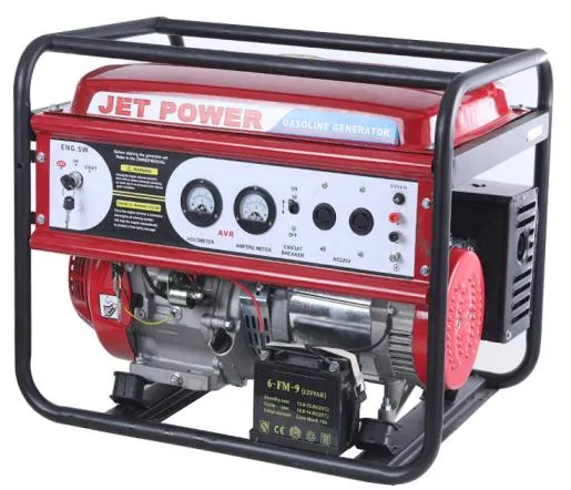 Generador de gasolina 3phase Mini 12V Power 10 kVA refrigerado por aire Generador de gasolina de arranque eléctrico 8kW