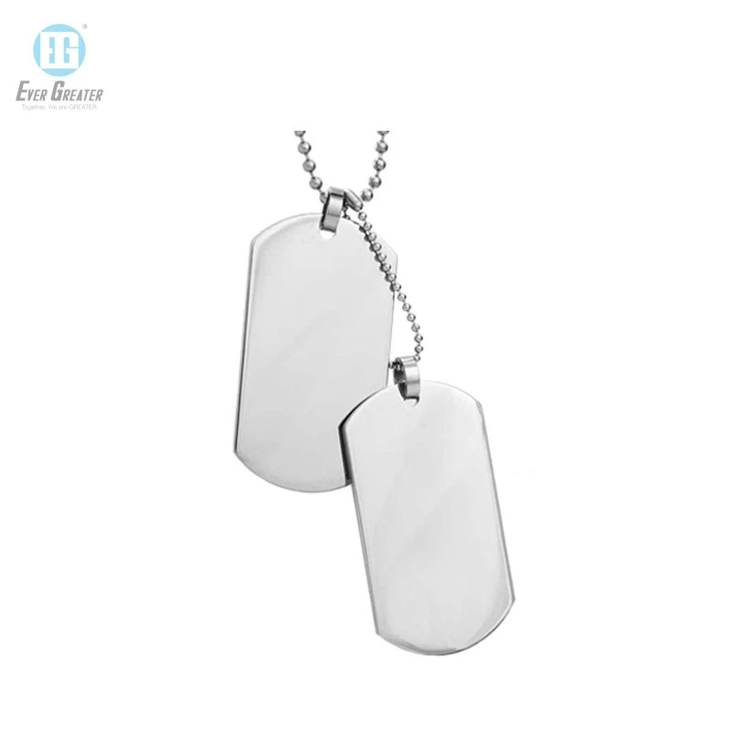 Design Blanks Sublimation Dog Tag Necklaces Men