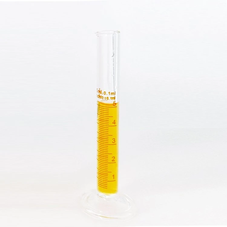 Glass Measuring Cylinder with Round Base