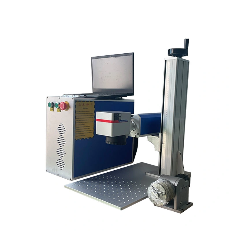 30 Watt 50 Watt 60 Watt Raycus Jpt Mopa Color Fiber Laser Marking Machine for Metal Plastic