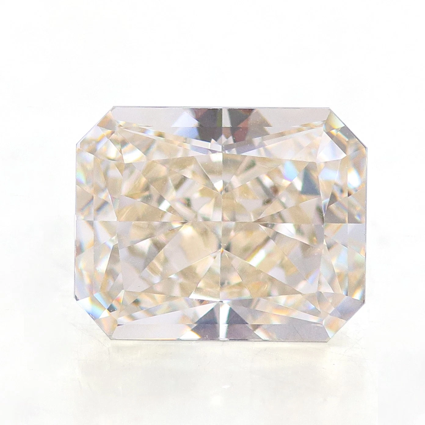 Provence Jewelry Radiant Cut Cubic Zirconia Lemon Yellow Color Ice Cut CZ Large Stock Wholesale Price Cubic Zirconia