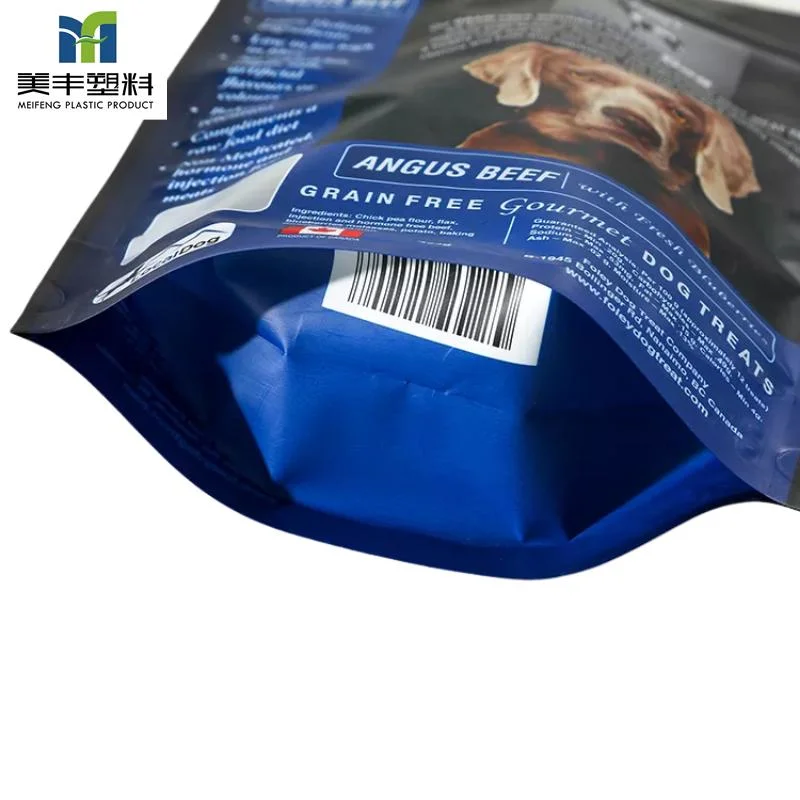 Reciclável Flexível Impressão personalizada Ziplock Mylar Cão Pet Cat Snacks trata alimento plástico laminado alimentos doces Embalagens Café Pouch