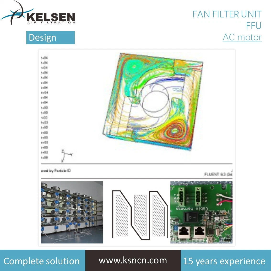 Pharmaceutical Monitor FFU System Fan Filter Unit