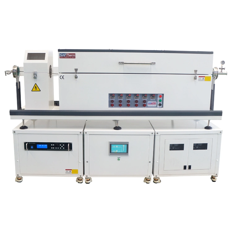 شهادة CE 1200c مخصصة CVD Tube Furnace Laboratory Furnace الخامل Gas فرن التفريغ القابل للبرمجة