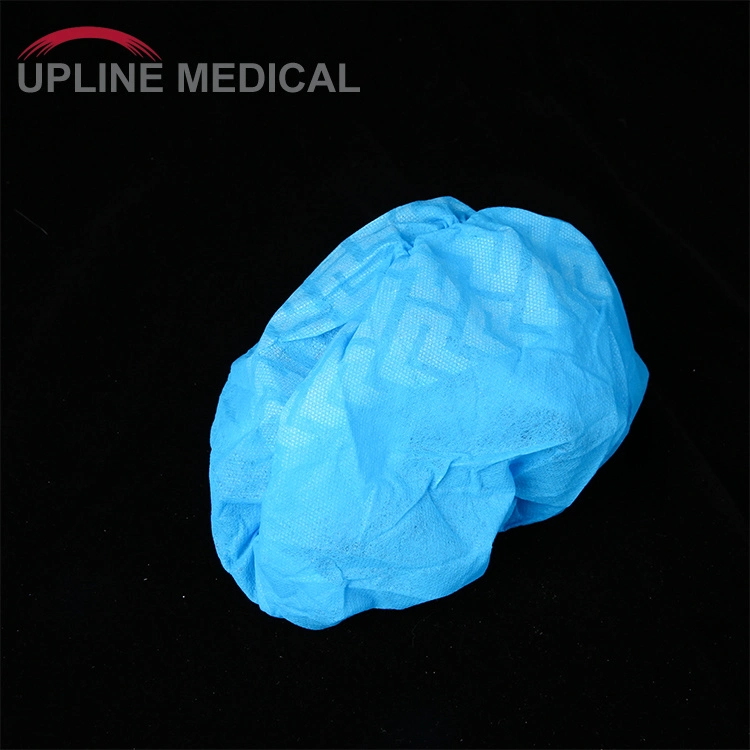 Nonwoven Cap Disposable Medical Surgical Bouffant Clip Mob Cap for Nurse