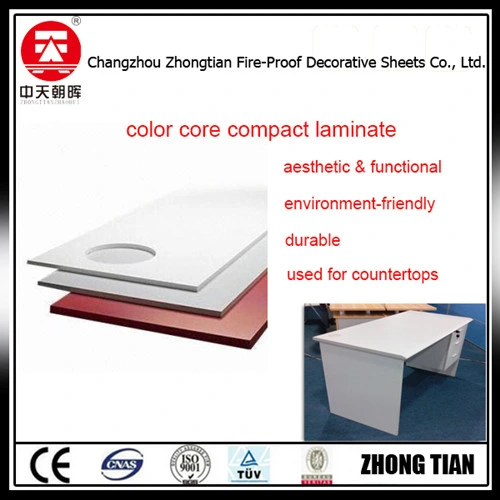 Solid Core Color Phenolic Resin Laminate for Countertop