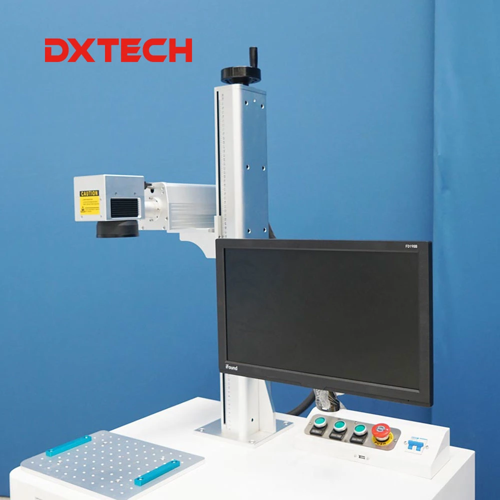 Laser de fibra de dispositivo de marcação alimentos marcação a laser máquina de impressão caso telefone de marcação a laser para o Metal e Marcação Nonmetal