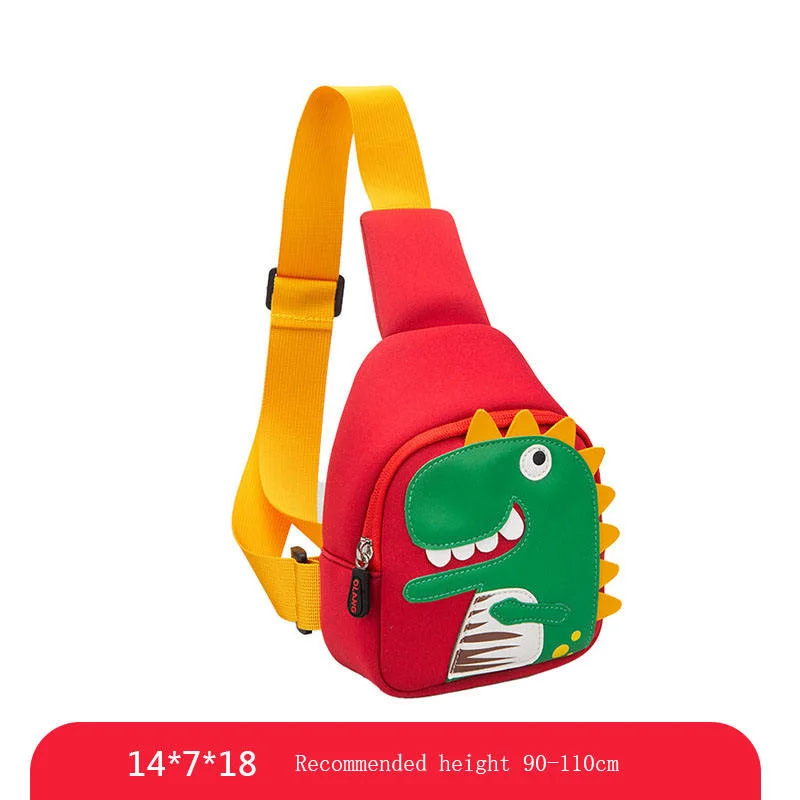 Moda tendências Colégio Bag Cartoon Bonitinha dinossauro bebé airbag torácico