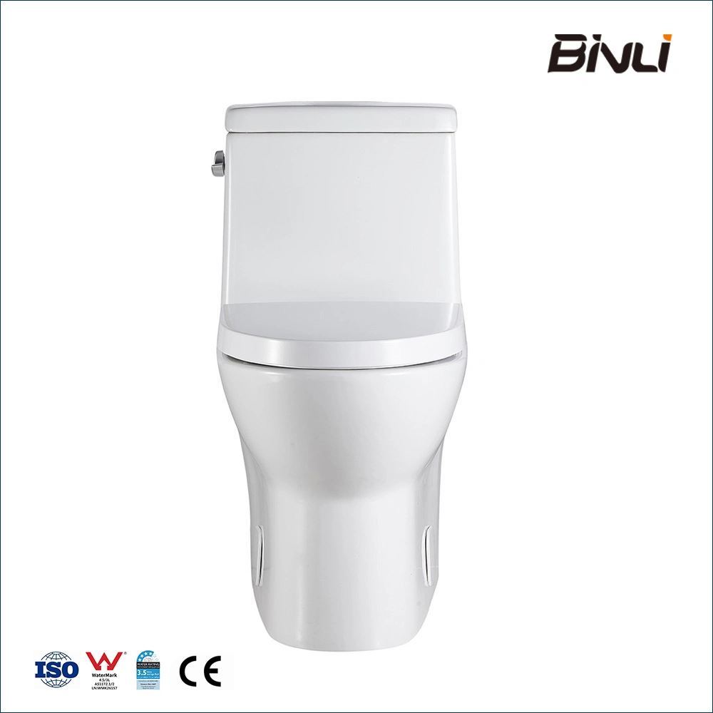 Round One Piece Binli Export Neutral Packing on-Line Sales Package Bathroom Toilet Bowl Sanitary Wares